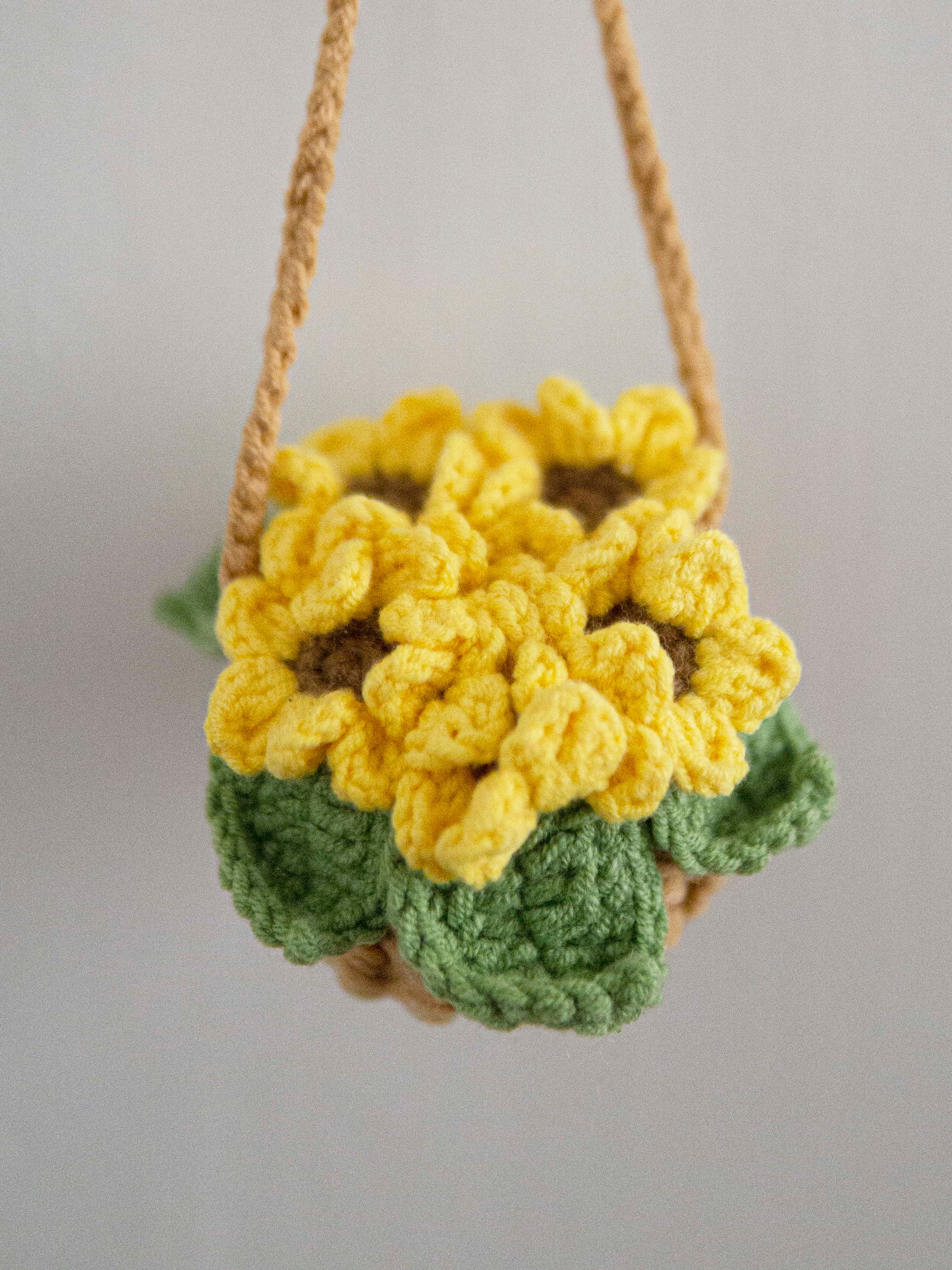 Hanging Sunflower Pot
