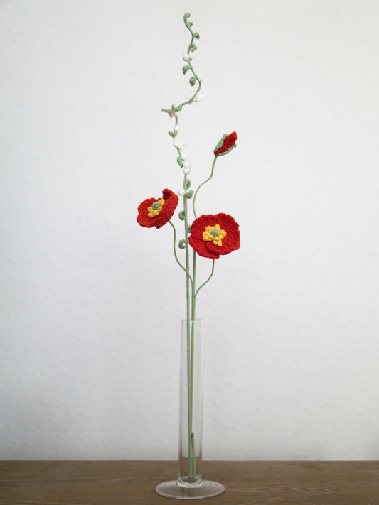 Poppy & Thunberg Spirea Set Red