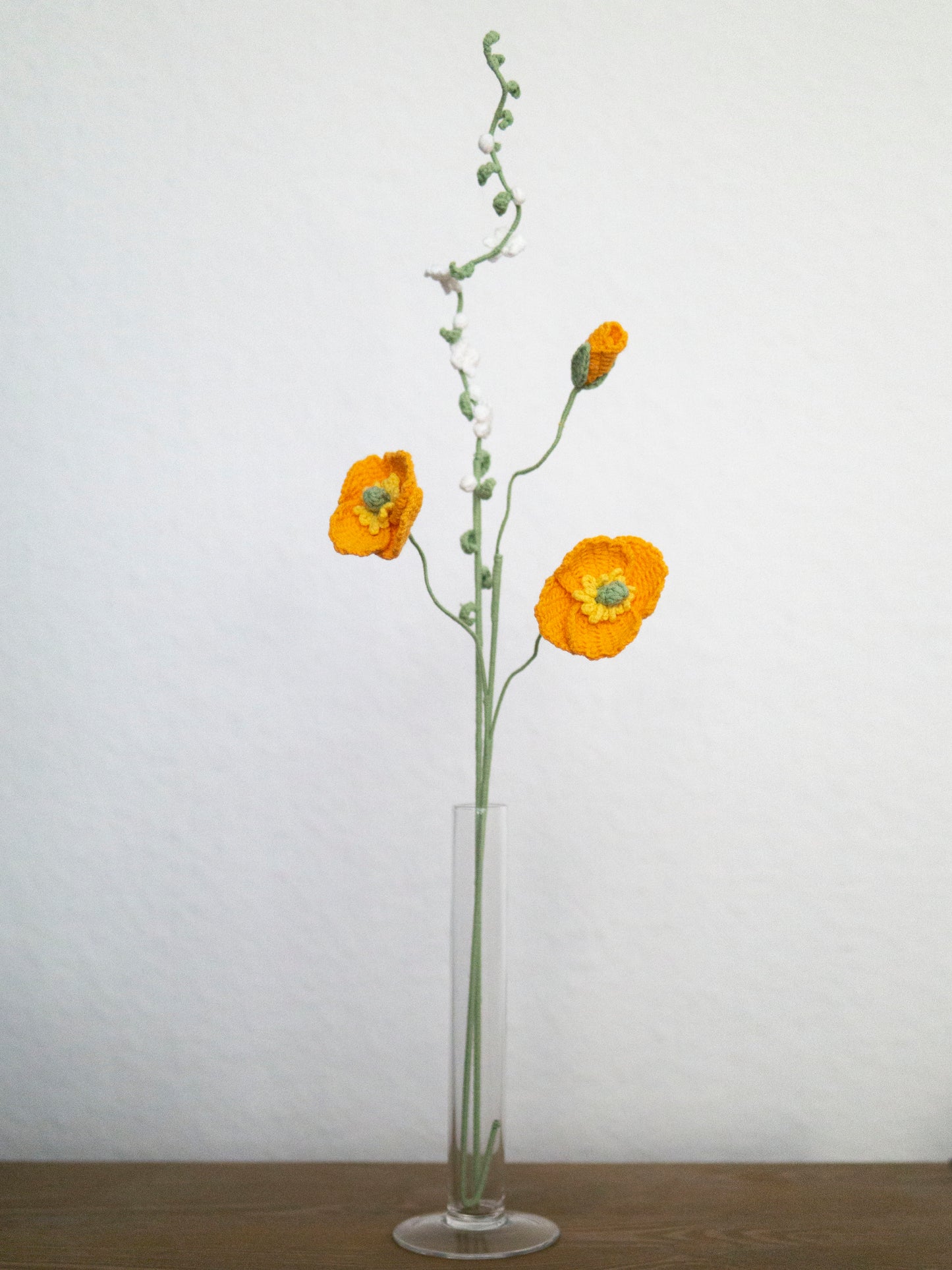 Poppy & Thunberg Spirea Set Apricot