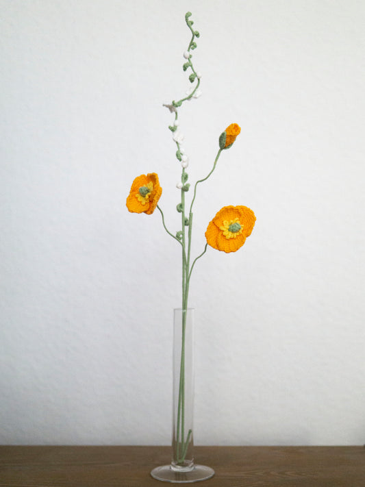 Poppy & Thunberg Spirea Set Apricot